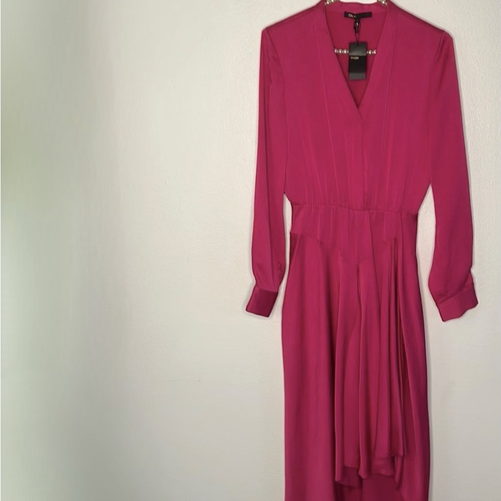 Maje Rushia High/Low Dress - Picture 5 of 5